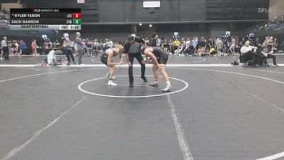 149 lbs Quarterfinal - Zach Dawson, University Of Saint Mary (KS) vs Kyler Tabor, Labette Community College