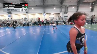 75 lbs Quarterfinal - Riley Medrano, Maverick Elite Wrestling Club vs Ellie Schmidt, Spring Klein Wrestling Club