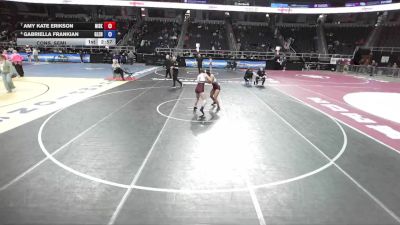 126 lbs Cons. Semi - Gabriella Frankian, Glens Falls vs Amy Kate Erikson, Niskayuna-Schenectady