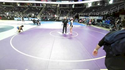 114 lbs Cons. Semi - Gabriella Barone, Niagara Wheatfield vs Gionna Allen, Fulton
