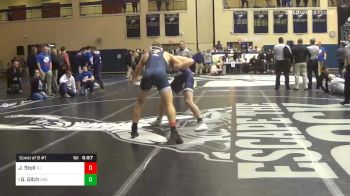 182 lbs Consolation - Jack Stoll, Pope John XXIII vs Giani Gilch, Council Rock South