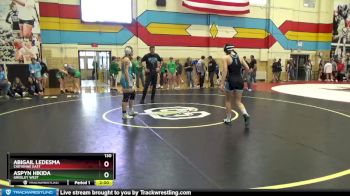 130 lbs Champ. Round 1 - Abigail Ledesma, Cheyenne East vs Aspyn Hikida, Greeley West