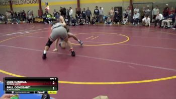 157 lbs Cons. Round 6 - Paul Ognissanti, Blair Academy vs Jude Randall, Edmond North