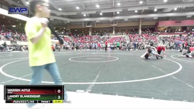 67 lbs Cons. Round 3 - Landry Blankenship, WTC vs Warren Astle, WWC