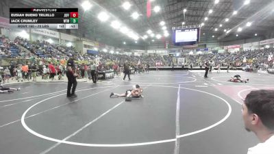 70 lbs Round Of 16 - Eusiah Bueno Trujillo, Jefferson Wrestling Club vs Jack Crumley, Wtw