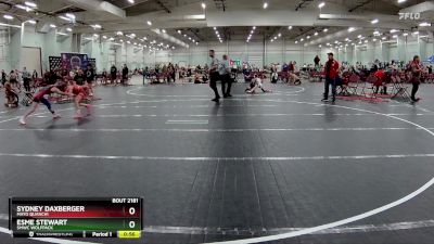 80 lbs Round 3 - Sydney Daxberger, MAYO QUANCHI vs Esme Stewart, SMWC Wolfpack