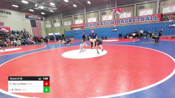 108 lbs Round Of 32 - Ceasar De La Rosa, Caruthers vs Alijah Ortiz, Clovis North