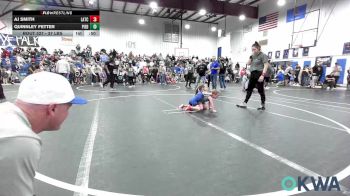 37 lbs Rr Rnd 2 - AJ Smith, Little Axe Takedown Club vs Quinnley Fetter, Piedmont