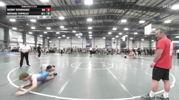 120 lbs Rr Rnd 2 - Michael Copello, 4M Strength vs Robby Rodriguez, Revival Orange