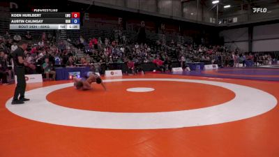 65kg Cons. Semi - Koen Hurlbert, Lakehead Wrestling Club vs Austin Calingay, Dinos Wrestling Club