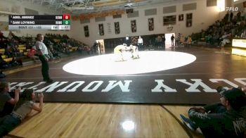 132 lbs 1st Place Match - Abel Jiminez, Kemmerer vs Sam Loyning, Rocky Mountain