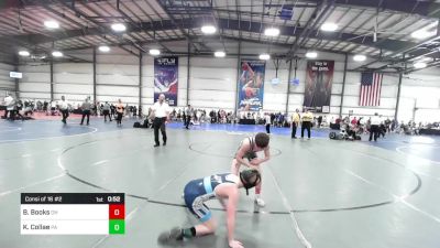 80 lbs Consi Of 16 #2 - Bryce Books, OH vs Korben Collae, PA