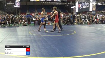 113 lbs Cons 16 #2 - Braden Graff, Iowa vs Ethan Shell, North Carolina
