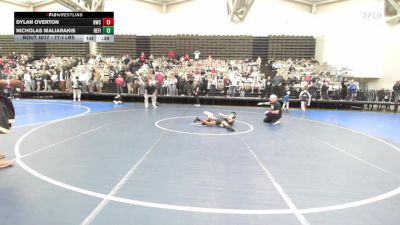 77-J lbs Consi Of 8 #1 - Dylan Overton, Baltimore Wrestling Club vs Nicholas Maliarakis, Refinery