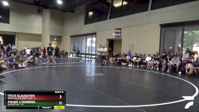 95 lbs Champ Round 1 (16 Team) - Fisher Lundberg, Elevate WC vs Titus Slaughter, Ironclad Koncrete Kids