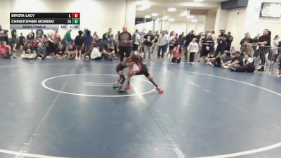 50 lbs Semifinal - DiKota Lacy, IL vs Christopher Moreno, CA