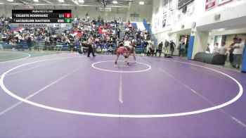 Girls 170 lbs 5th Place Match - Celeste Rodriguez, San Jose Girls vs Jacqueline Bautista, Monterey Girls