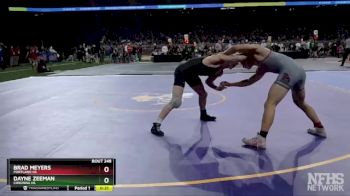 D3-165 lbs Cons. Round 2 - Dayne Zeeman, Corunna HS vs Brad Meyers, Portland HS