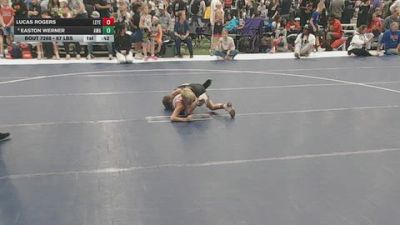 67 lbs Champ. Rd Of 32 - Lucas Rogers, Lebanon YellowJackets vs Easton Werner, Askren Wrestling Academy