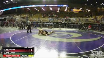 2A 170 lbs Cons. Round 1 - Luke Lindley, Palmetto vs Lucas Amaya, Belen Jesuit Preparatory School