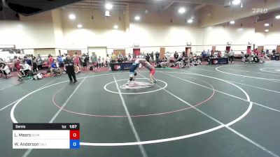 70 kg Semis - Leevy Mears, Olympic Heights High School Wrestling vs William Anderson, California Regional Training Center (CA RTC)