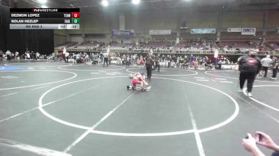 52 lbs Rr Rnd 3 - Dezmon Lopez, Team Garcia WC vs Nolan Hezlep, Eaglecrest WC