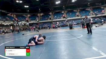 101 lbs Cons. Round 2 - Trevor DiNaso, Downers Grove South vs Cael Lyons, Sterling