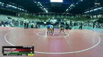 145 lbs Champ. Round 1 - Breanna Hewiett, Suwannee vs Sariana Jones, Auburndale Senior