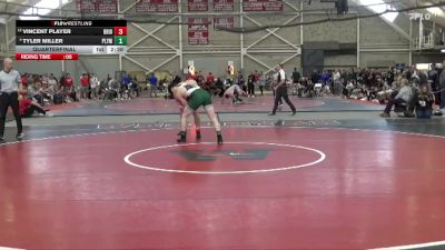 184 lbs Quarterfinal - Vincent Player, Bridgewater State vs Tyler Miller, Plymouth State