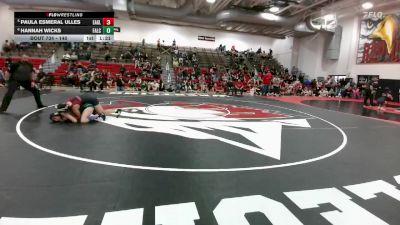 140 lbs 5th Place Match - Paula Esmeral Ulles, Eaglecrest vs Hannah Wicks, Falcon