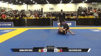 Lara Oliveira Silva vs Gianna Sofia Padua 2025 World IBJJF Jiu-Jitsu No-Gi Championship