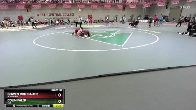 165 lbs Cons. Round 1 - Colin Falck, Coe vs Bowen Rothbauer, Augsburg