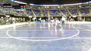 124 lbs Consy 2 - Jeff Shaffer, Central Cambria vs Charles Aumick, Southern Tioga