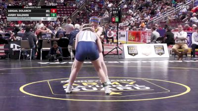 142 lbs 5th Place - Abigail Dolanch, Avella-G vs Avery Baldwin, Dallastown-G