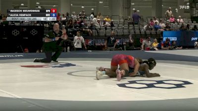 105 lbs 3rd Place Match - Madison Nieuwenhuis, Michigan Premier WC vs Alicia Kenfack, MATPAC Wrestling Club