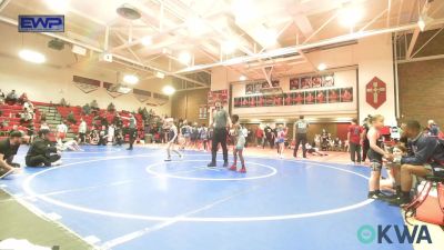 64 lbs Semifinal - Tae Berry, NORTH DESOTO 9u vs Lincoln Sanders, Team Tulsa Wrestling Club