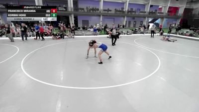 Junior Boys - 126 lbs Cons. Round 3 - Francisco Miranda, Arizona vs Korbin Hoke, Colorado