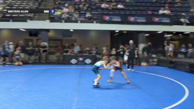 53 lbs 5th Place Match - William Stott, Compound Wrestling vs Greyson Allen, Massas Maniacs