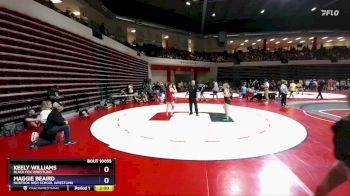 148 lbs Round 3 - Maggie Beaird, Skiatook High School Wrestling vs Keely Williams, Black Fox Wrestling