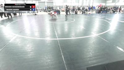 U20 Women - 65 lbs Champ. Round 1 - Brooke Schuenemann, WI vs Maddie Marsh, IN