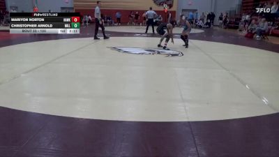 125 lbs Champ. Round 1 - Christopher Arnold, Millikin vs Mariyon Norton, Hawkeye Community College