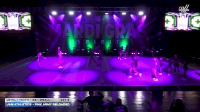 JAM Athletics - Pink Army Reloaded [2026 L1 Youth - D2 - Small Day 2] 2026 Mardi Gras Grand Nationals