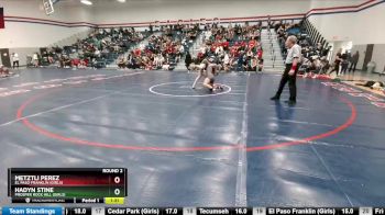 138 lbs Round 2 - Metztli Perez, El Paso Franklin (Girls) vs Hadyn Stine, Prosper Rock Hill (Girls)