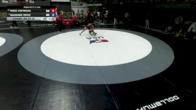 132 lbs Champ. Rd Of 32 - Knox Espinoza, Surfside X Wrestling vs Massimo Ortiz, Arete Wrestling Academy