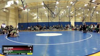 144 lbs Placement (16 Team) - Max Harris, Monrovia vs Gage Boyd, Wawasee