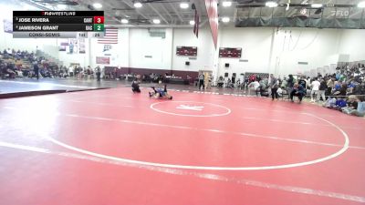 113 lbs Consolation - Jose Rivera, Canton vs Jameson Grant, Bacon Academy