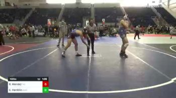 160 lbs Quarterfinal - Roman Mendez, The Club vs Cj Hamblin, Askeo