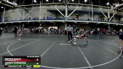 52 lbs Finals (2 Team) - Greyson Bosley, U2 Uprising Black vs Andrew Schwarting, SEPA