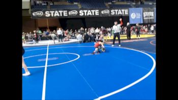 56 lbs Cons. Round 4 - Beau Rzasa, Twin City Wrestling Club vs Jameson Gardiner, Shelton Wrestling Club