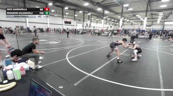 120 lbs Semifinal - Nick Gandarilla, WAR Wrestling Club vs Brandon Valenzuela, Pounders WC